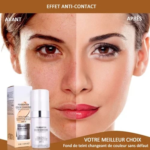 🎁Achetez-en 1, obtenez-en 1 gratuit🎉Fond de teint peau mature à changement de couleur