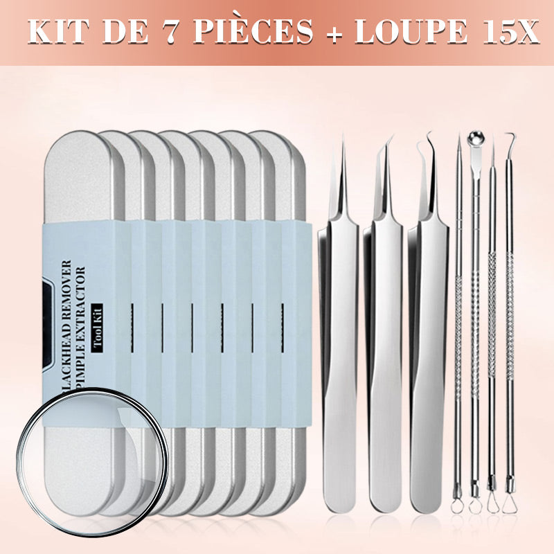 💓50 % DE RÉDUCTION💥Kit d'Outils pour l'Extraction de Points Noirs et Boutons