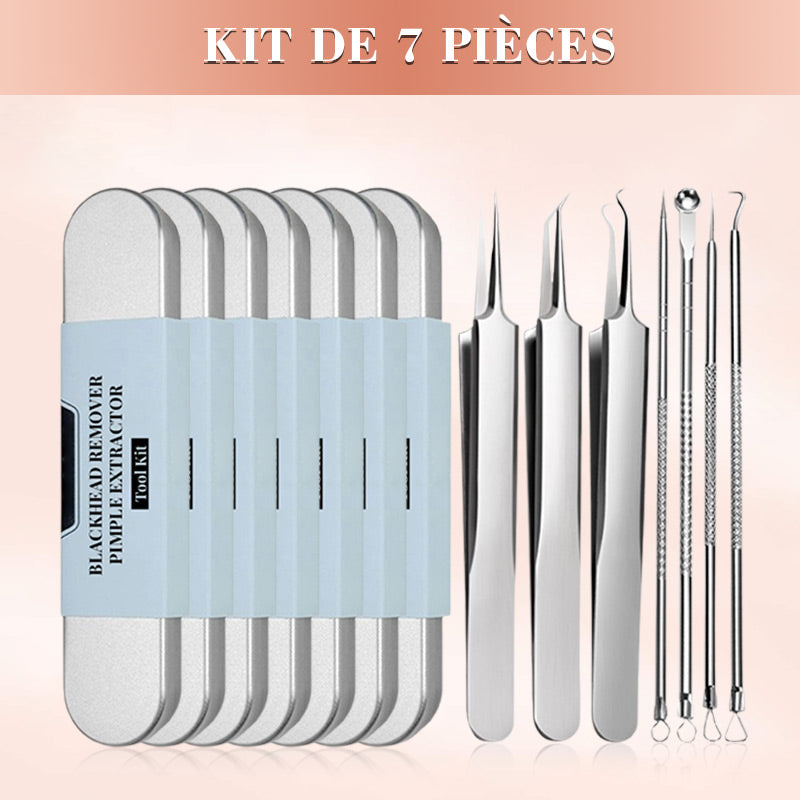 💓50 % DE RÉDUCTION💥Kit d'Outils pour l'Extraction de Points Noirs et Boutons