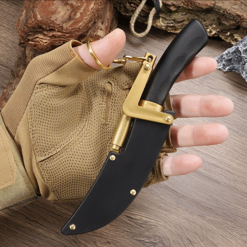 🏆🔪50% de réduction pour une durée limitée pendant les promotions actives🔥Couteau à fruits portatif polyvalent pour l'extérieur avec fourreau.