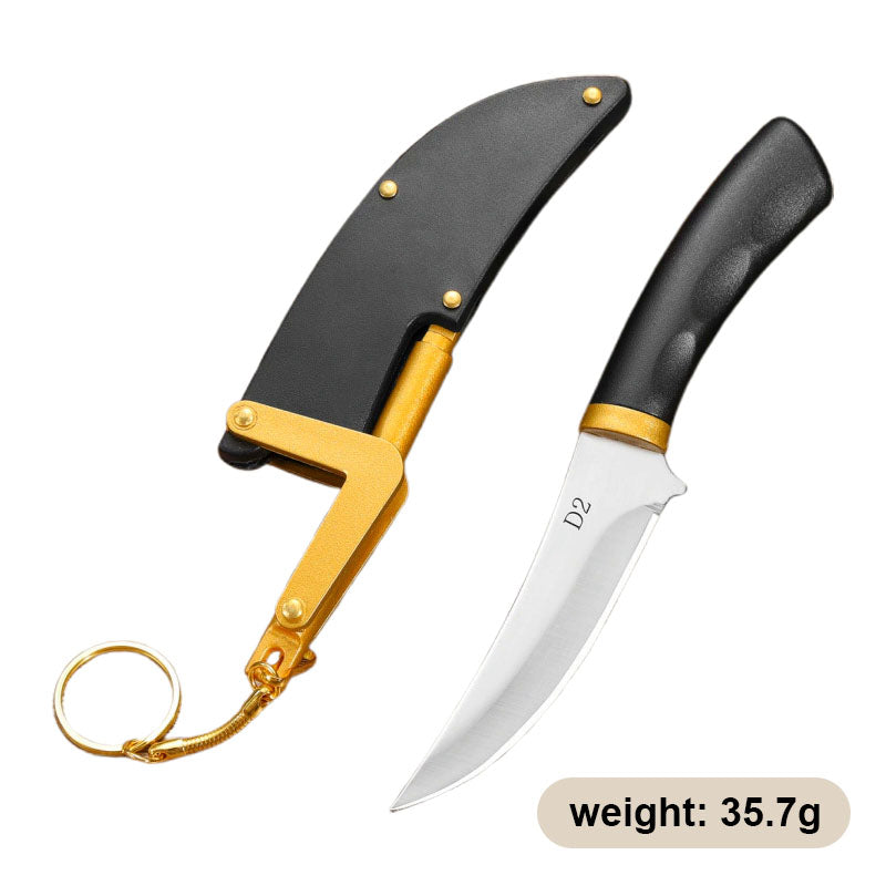 🏆🔪50% de réduction pour une durée limitée pendant les promotions actives🔥Couteau à fruits portatif polyvalent pour l'extérieur avec fourreau.