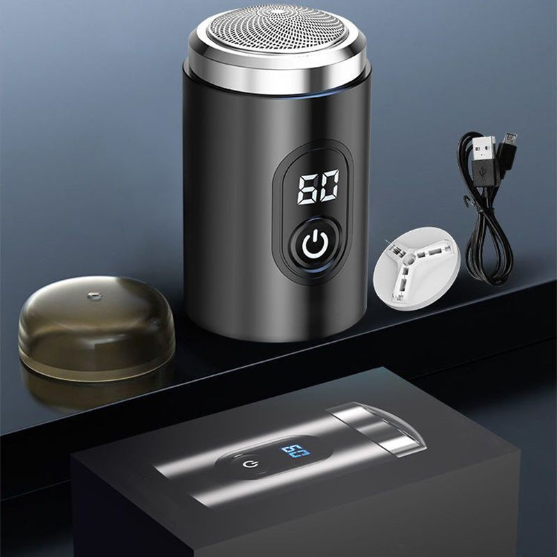 🔥🪒 -50 % aujourd’hui ! Mini rasoir portable rechargeable — Avec affichage numérique & coupe précise ✨💈