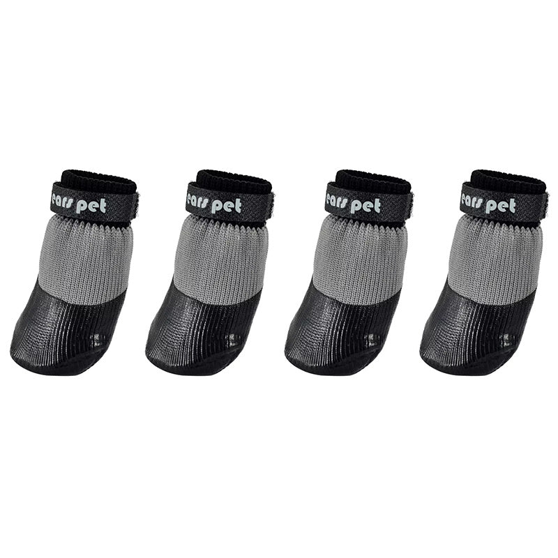 2 Paires de Chaussettes Antidérapantes et Imperméables pour Chiens