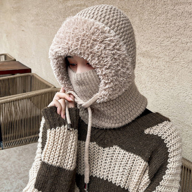 Cagoule d'Hiver 3-en-1 pour Femmes