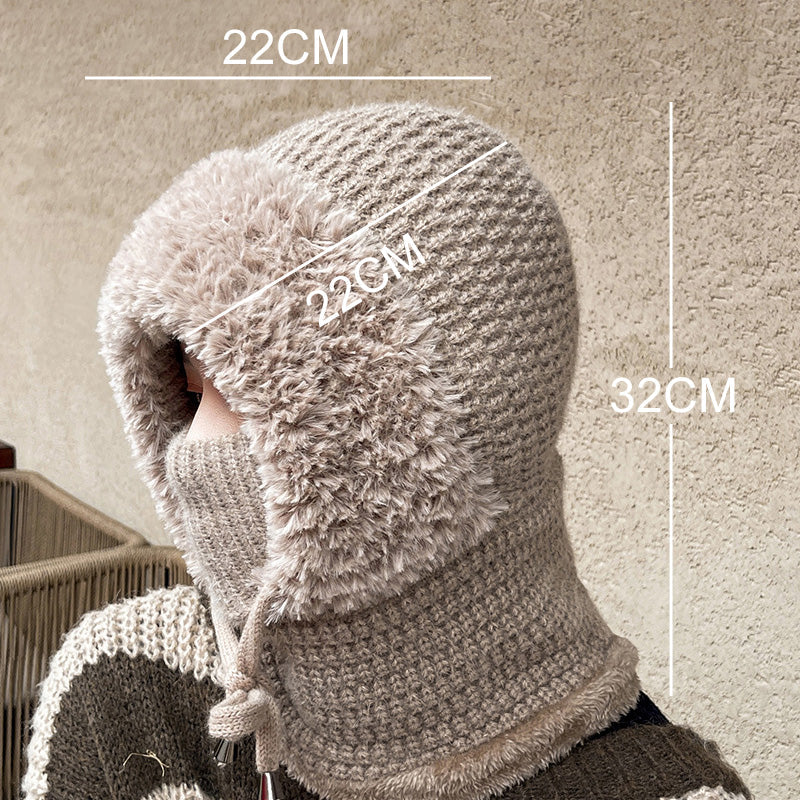 Cagoule d'Hiver 3-en-1 pour Femmes