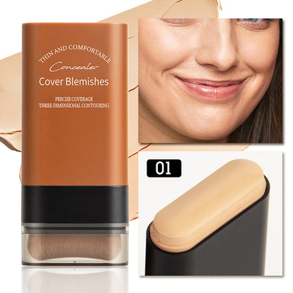 🔥Big Sale 50% OFF🔥Instant Concealing Foundation Stick with Built-in Brush✨