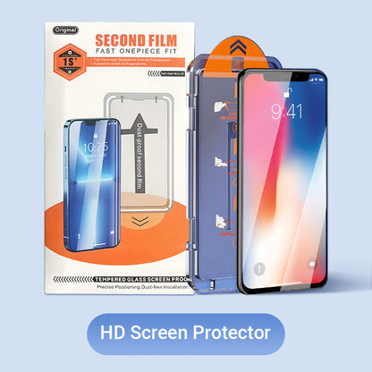 💥New Year Hot Sale - BUY 1 GET 1 FREE💥4K HD/Anti-Peeping Tempered Glass Screen Protector with Auto Dust-elimination Installation for iPhone