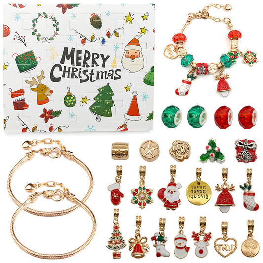 🎄Christmas Promotion 50% OFF🎅✨DIY 24 Days Christmas Countdown Calendar Bracelets Set