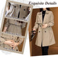 🔥Big Sale 50% OFF🔥Comfortable Waisted Lapel Trench Coat🧥