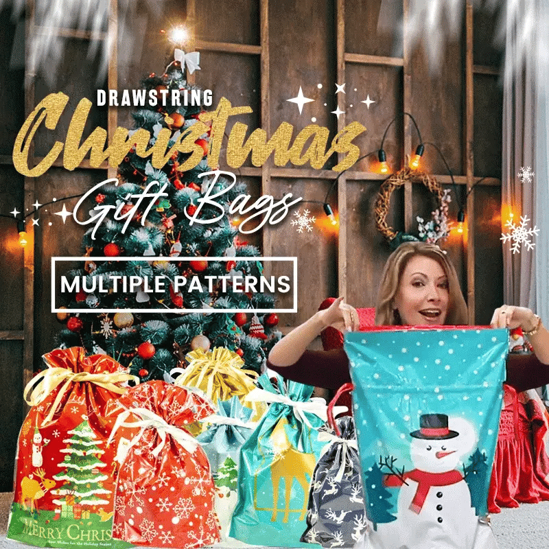 🎁50% de réduction🎅Le meilleur sac cadeau de Noël au monde avec cordon de serrage