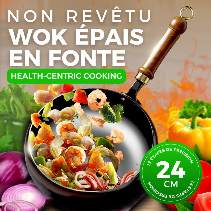 👨‍🍳😋Assurance qualité + Poêle en fer épais à revêtement non toxique 🍳🥗