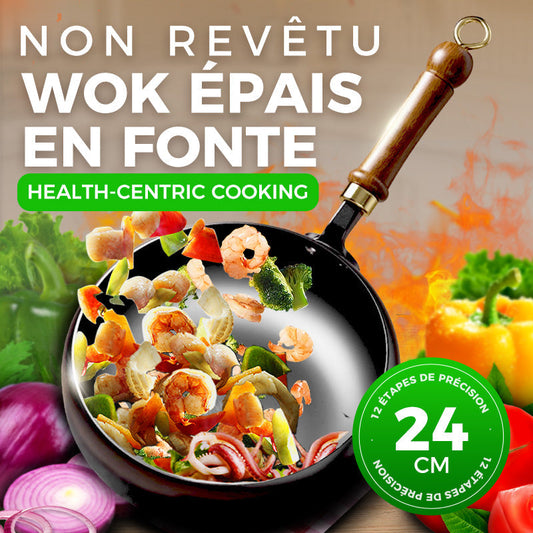 👨‍🍳😋Assurance qualité + Poêle en fer épais à revêtement non toxique 🍳🥗