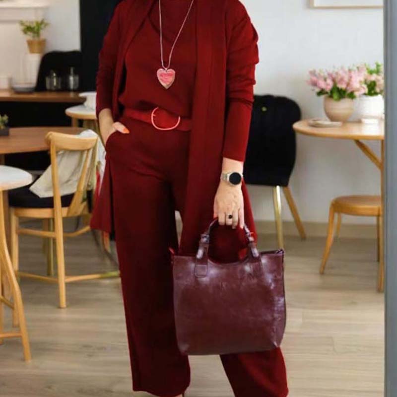 👗-50% pour temps limité🍂 Ensemble 3 Pièces Élégant - Confort Doux et Style Polyvalent 💼📦