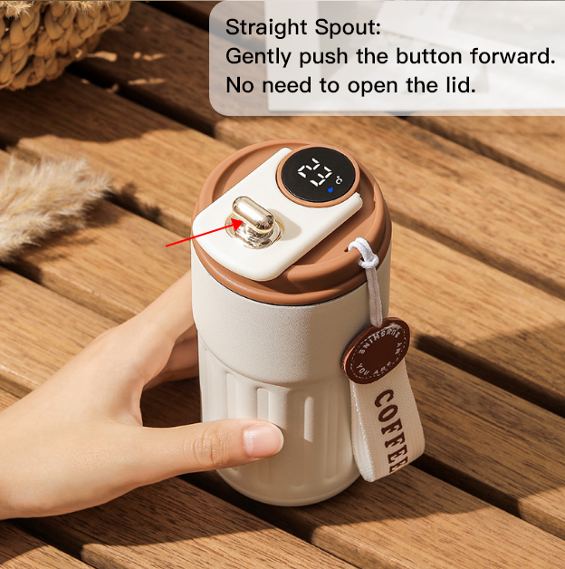 🔥Vente chaude-49% de réduction🔥Tasse à café avec affichage de la température par LED😊