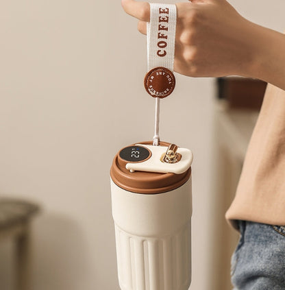 🔥Vente chaude-49% de réduction🔥Tasse à café avec affichage de la température par LED😊