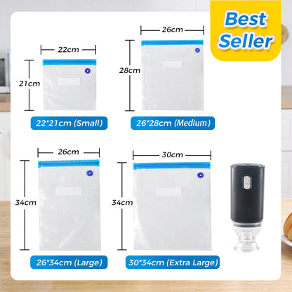 🔥Big Sale 50% OFF🔥Kitchen Vacuum Sealer Bag Set