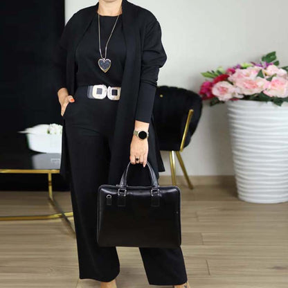 👗-50% pour temps limité🍂 Ensemble 3 Pièces Élégant - Confort Doux et Style Polyvalent 💼📦
