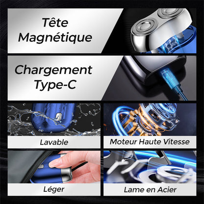 🔥🖤🎉BEST SALE🎁🎉2025 Nouveau rasoir de poche amélioré Mini rasoir USB