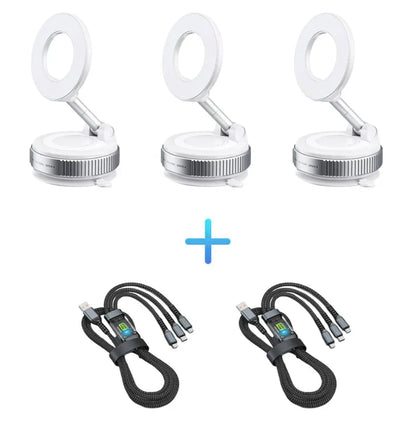 🔥Achetez plus économisez plus 🔄Support Téléphone Magnétique sous Vide Réglable à 360°📱🚗