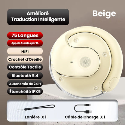 🔥2025 HOT SALE🎧Écouteurs de Traduction Intelligente sans Fil Bluetooth