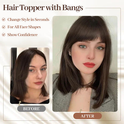 🔥Coiffures naturelles avec franges pour femmes✨🤩