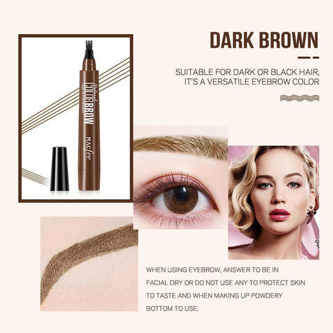 🔥Crayon à sourcils 4-End Natural, Créez rapidement un maquillage de sourcils élégant🔥