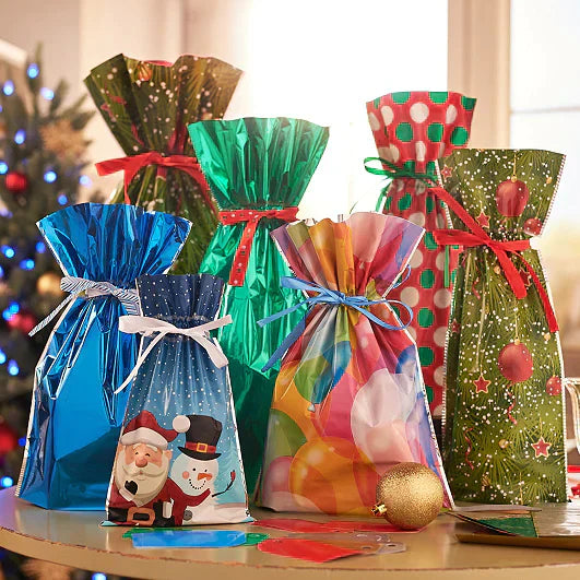 🎁50% de réduction🎅Le meilleur sac cadeau de Noël au monde avec cordon de serrage