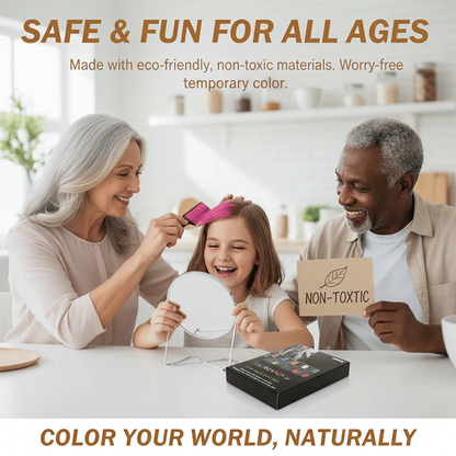 🎅Prévente de Noël - 50 % de réduction ✨Craie colorante temporaire pour cheveux - Sans cruauté