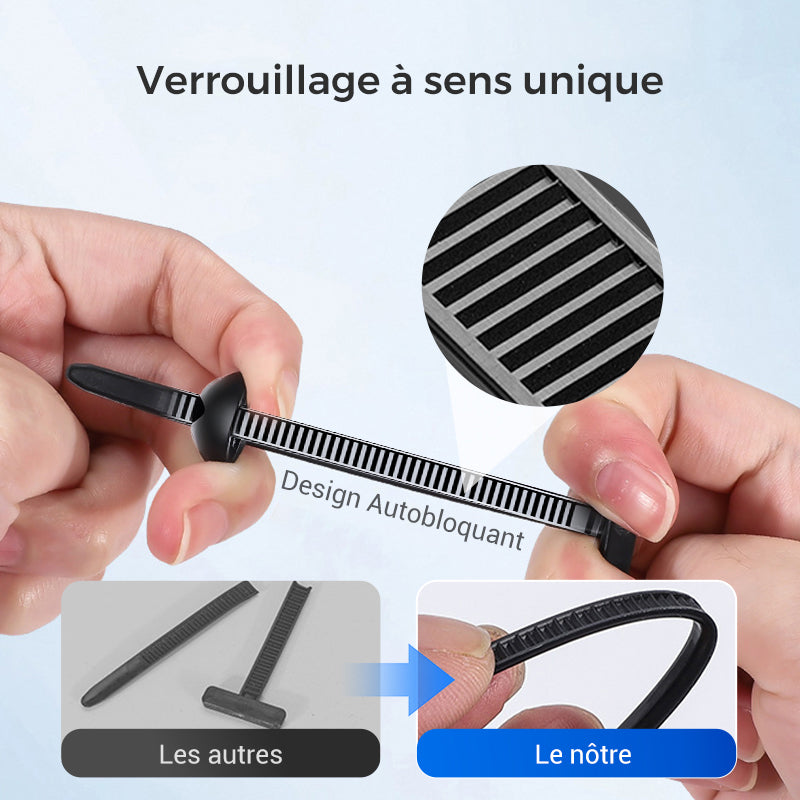 💥🧷 Boucle de cravate câble universelle en nylon