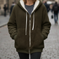 🧥 60% RABATT! ✨ Kapuzen-Fleecejacke mit Lammfellfutter - Winddicht & Wärmeisolierend für Extremes Winterwetter ❄️🛡️