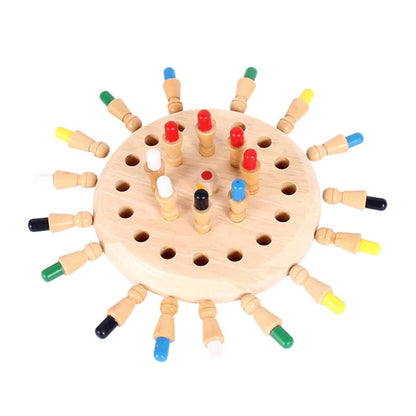 Cadeaux pour enfants🎁Jeu d'échecs en bois Memory Match Stick
