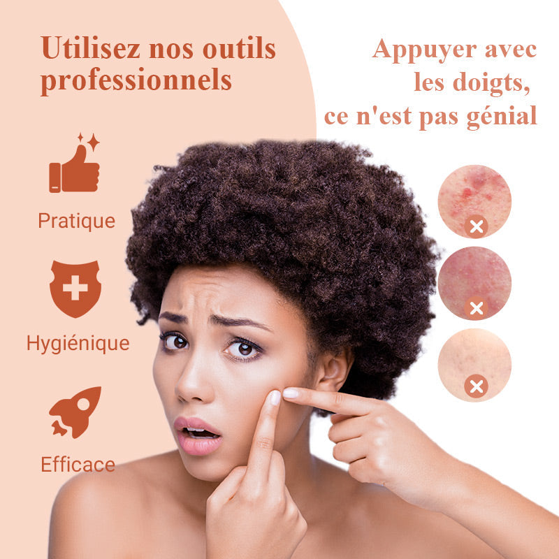 💓50 % DE RÉDUCTION💥Kit d'Outils pour l'Extraction de Points Noirs et Boutons📢📢3 dernières heures : Grande vente⏰⏰