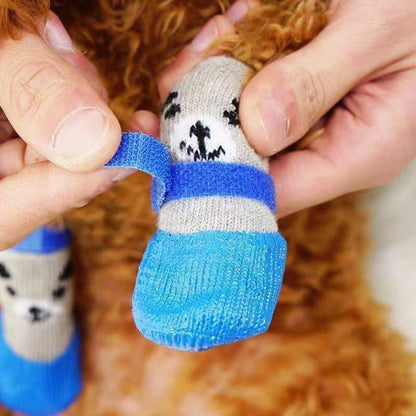 Bottes étanches de protection des pattes pour animaux de compagnie