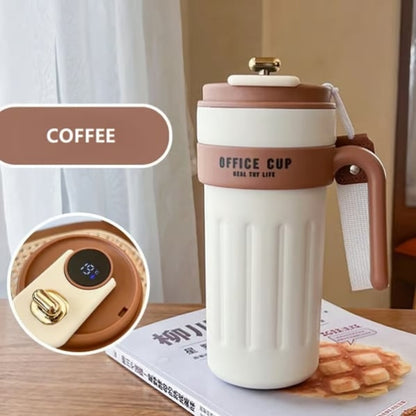 🔥Vente chaude-49% de réduction🔥Tasse à café avec affichage de la température par LED😊