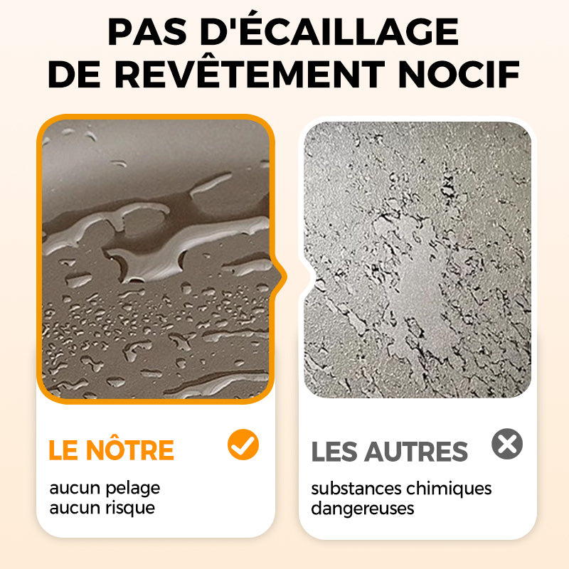 👨‍🍳😋Assurance qualité + Poêle en fer épais à revêtement non toxique 🍳🥗