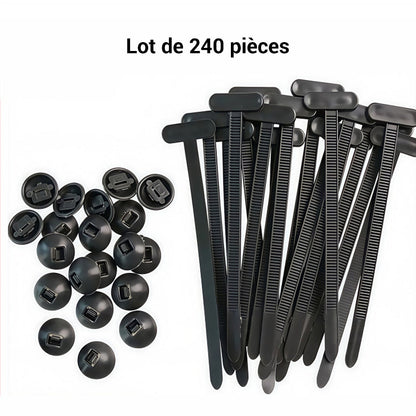 💥🧷 Boucle de cravate câble universelle en nylon