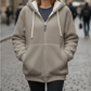 🧥 60% RABATT! ✨ Kapuzen-Fleecejacke mit Lammfellfutter - Winddicht & Wärmeisolierend für Extremes Winterwetter ❄️🛡️