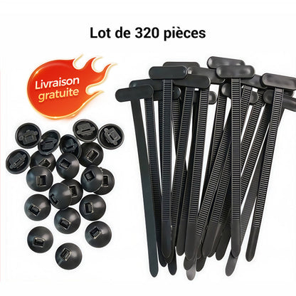 💥🧷 Boucle de cravate câble universelle en nylon