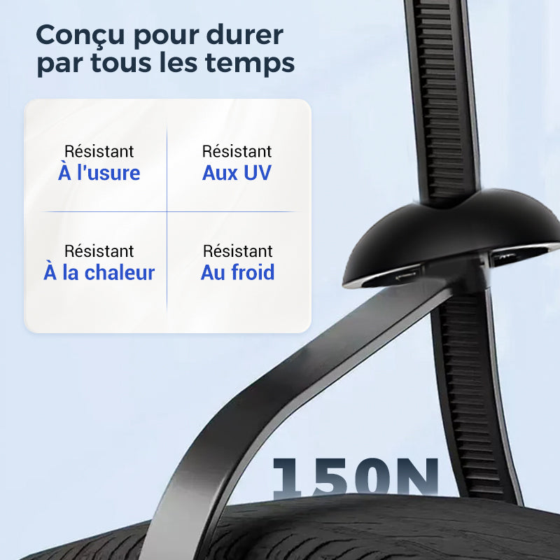 💥🧷 Boucle de cravate câble universelle en nylon