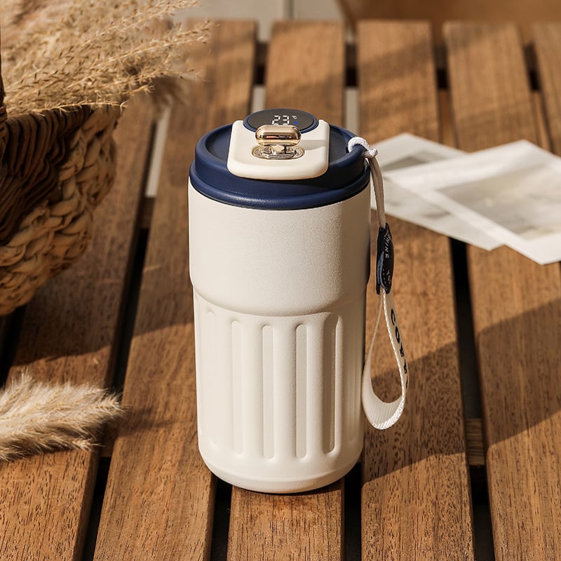 🔥Vente chaude-49% de réduction🔥Tasse à café avec affichage de la température par LED😊