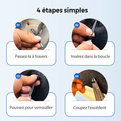 💥🧷 Boucle de cravate câble universelle en nylon