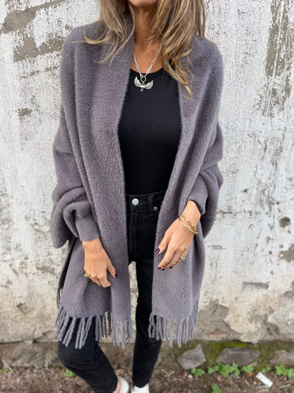🎁 Remise limitée 49% de réduction ⏳ Manteau châle décontracté à manches longues pour femmes