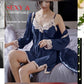 🔥2025 NEW SALES - 50% OFF🔥Soft Comfortable Ice Silk Lace Pajamas 2pcs/ 5pcs Set