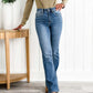 🍂Heiliger Gral Bauchfreie Bootcut-Jeans👖💥Befristetes Angebot: 50% Rabatt auf Bestellungen