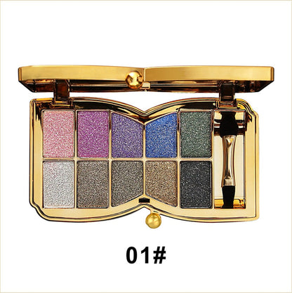 🔥2025 NEW SALES - 50% OFF🔥10 colors glitter shimmer eyes shadow pallet✨