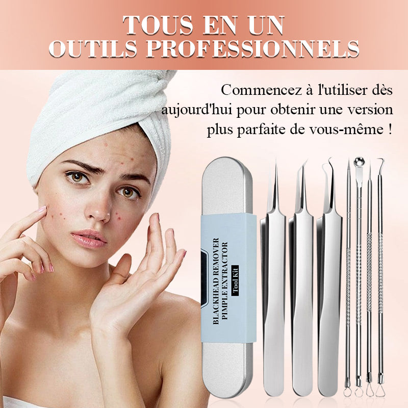 💓50 % DE RÉDUCTION💥Kit d'Outils pour l'Extraction de Points Noirs et Boutons