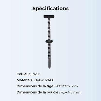 💥🧷 Boucle de cravate câble universelle en nylon