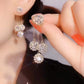 🎄Christmas Promotion 50% OFF🎅✨Zircon Round Petal Earrings🎀