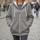 🧥 60% RABATT! ✨ Kapuzen-Fleecejacke mit Lammfellfutter - Winddicht & Wärmeisolierend für Extremes Winterwetter ❄️🛡️