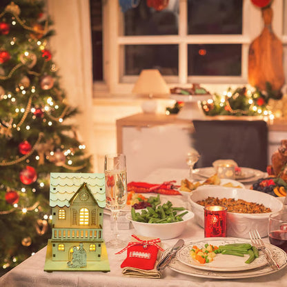 🎅Spécial Noël - Maisons de Noël en bois illuminées à fabriquer soi-même pour les amateurs d'artisanat